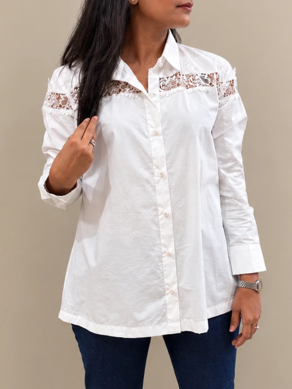 Marbella Lace Shirt