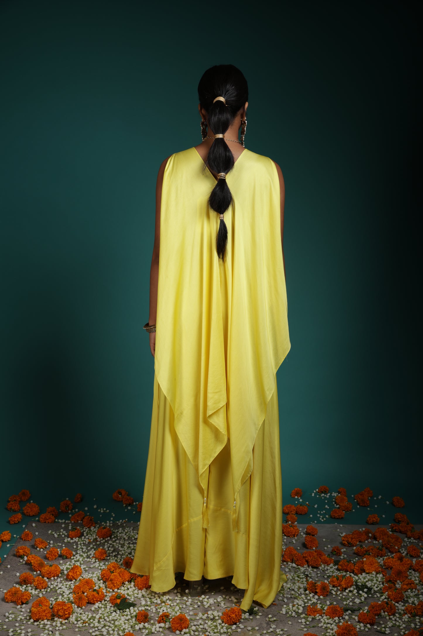 Kaftan kurta set - lemon Yellow